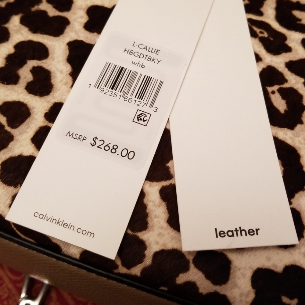 Calvin Klein Leopard Print Satchel - image 8